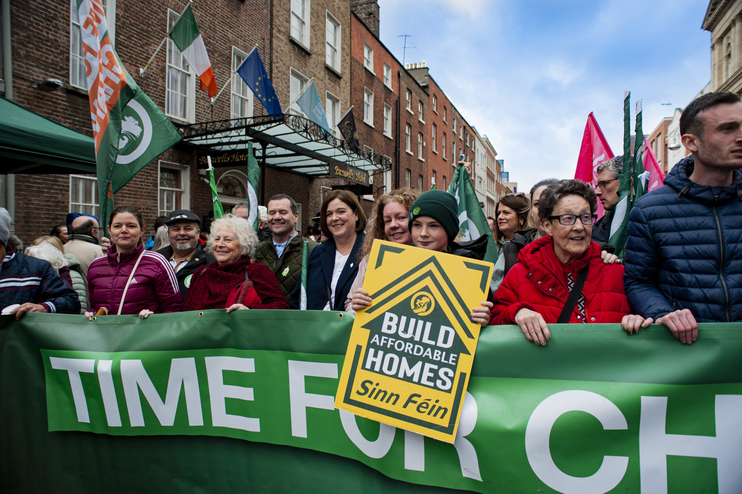 Assemble at the Irish Parliament Called by the Cost of Living Coalition