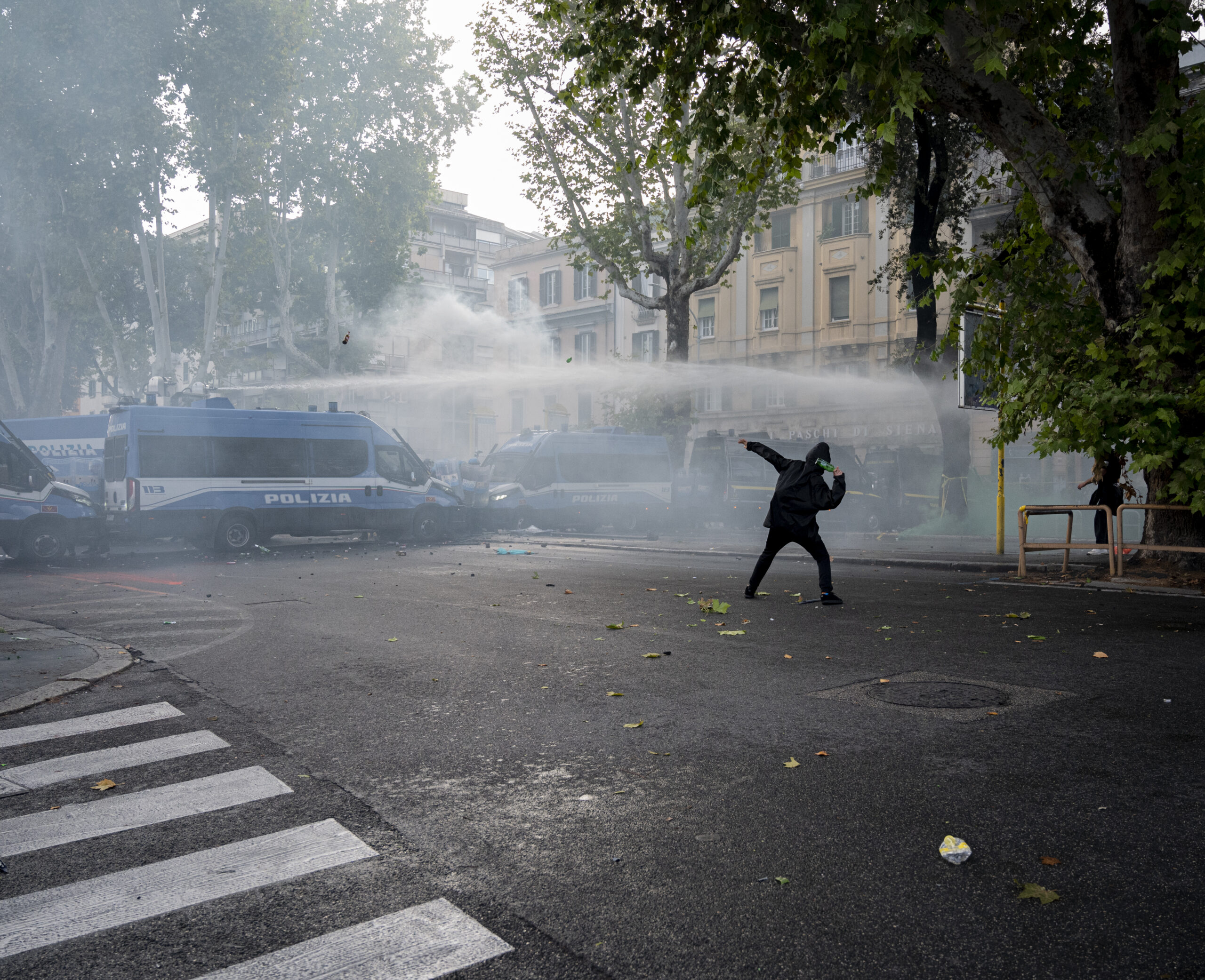 Clashes in Rome for ProPal Protest